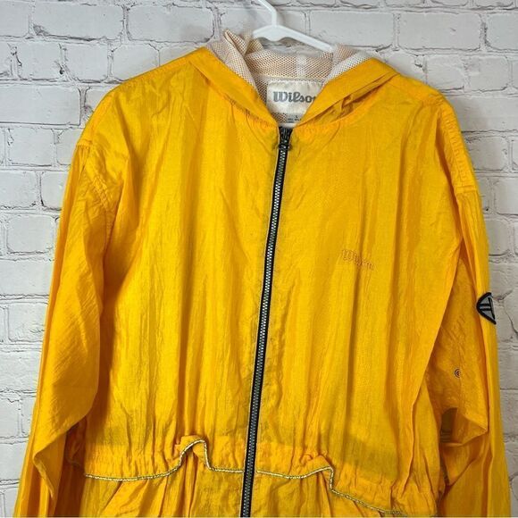 Wilson Packable Lightweight Jacket size large Yellow - Picture 2 of 10